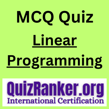 Linear Programming MCQ Exam Quiz