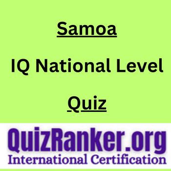 Samoa IQ National Level Championship Quiz 2024