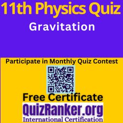 Class 11 Physics Gravitation MCQ Quiz