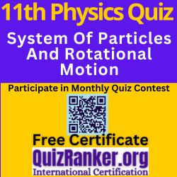 System Of Particles And Rotational Motion MCQ