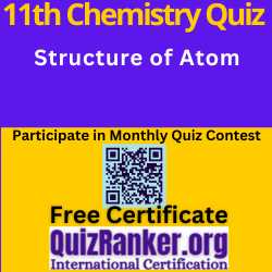 Chemistry Structure of Atom MCQ Quiz