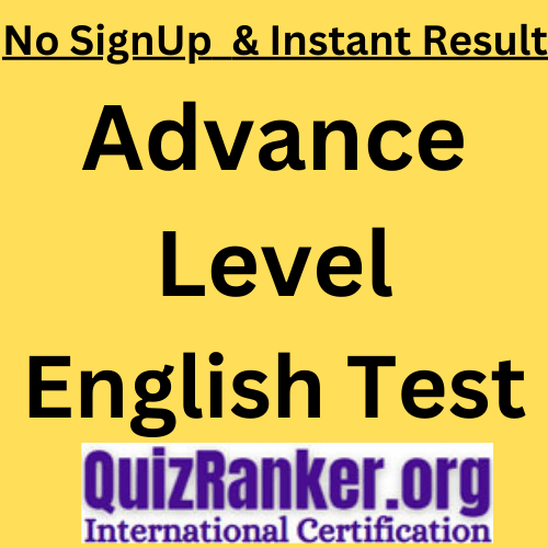 English test with free certification