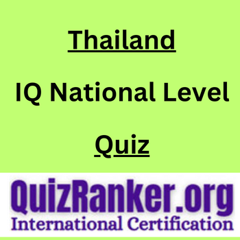 Thailand IQ National Level Championship Quiz 2024