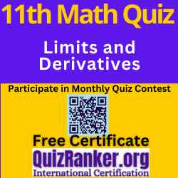 Limits and Derivatives mcq 2024