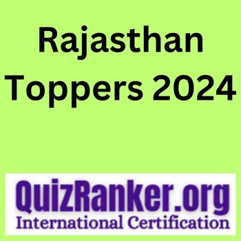 Rajasthan top rankers 2024