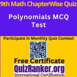 Class 9 Maths Polynomials MCQ