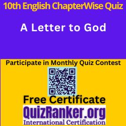 10th English Chapter MCQ A Letter to God