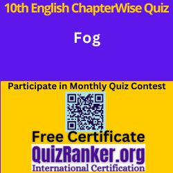 10th English Chapter MCQ Fog