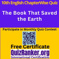 10th English Chapter MCQ The Book That Saved the Earth