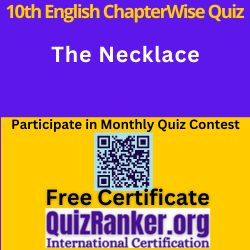 10th English Chapter MCQ The Necklace