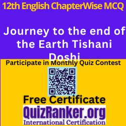 Journey to the end of the Earth Tishani Doshi MCQ