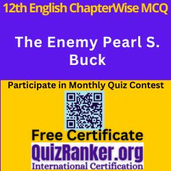 12th English The Enemy Pearl