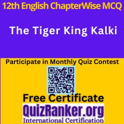 The Tiger King Kalki MCQ