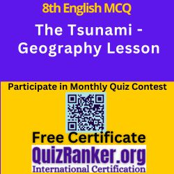 The Tsunami - Geography Lesson MCQ