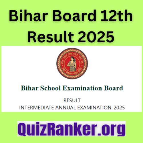 Bihar Board 12th Result 2025