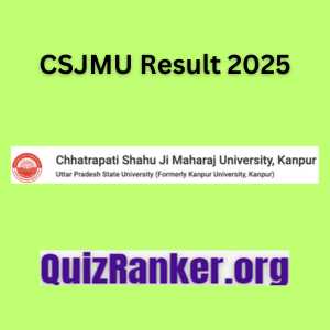 CSJMU Result 2025
