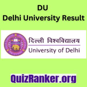 DU Delhi University Result